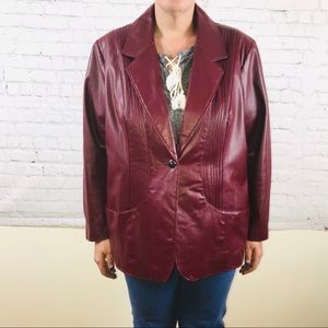 D & co leather jacket